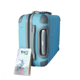 Vali trip p701 size 60 màu tím và màu xanh ngọc