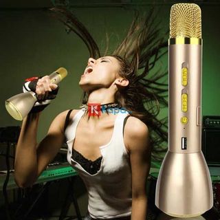 Micro k088 karaoke kèm loa 3 in 1 k088 loa karaoke sạc dự phòng hành giá sỉ