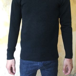 Áo len nam cổ tim 1 mầu