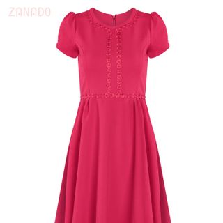 Đầm xòe dễ thương - 1009 - đỏ - giá sỉ - giá tốt