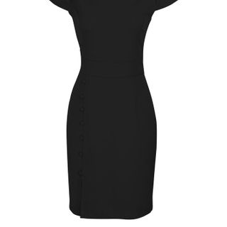 Đầm body cổ cách điệu thời trang - 941- xanh- giá sỉ - giá tốt