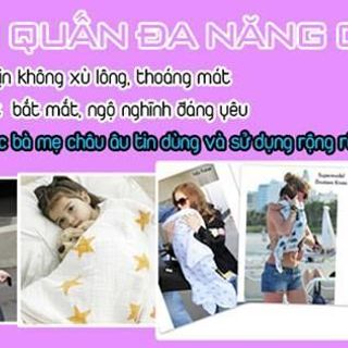 Khăn quấn đa năng cho bé giá sỉ