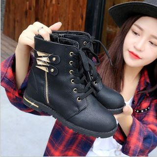 B018d - giày bốt nữ phong cách hàn quốc