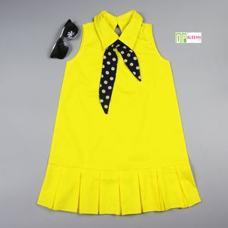 Đầm suông chân váy xếp ly