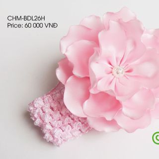 Băng đô hoa mẫu đơn handmade giá sỉ