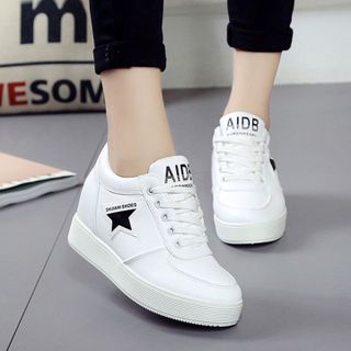 Giày sneaker nữ nâng đế - 0334