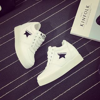 Giày sneaker nữ nâng đế - 0334