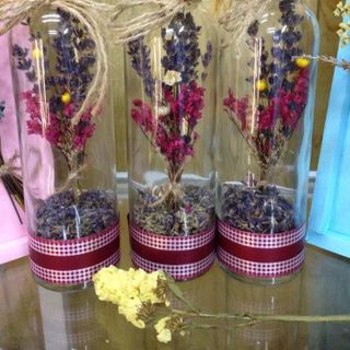 Bình thủy tinh lavender