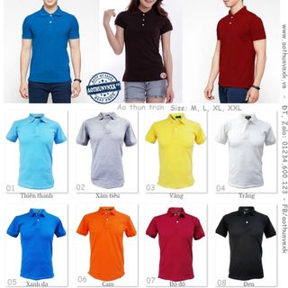 Áo trơn vải cá sấu