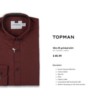 Áo sơ mi topman