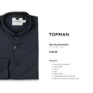 Áo sơ mi topman