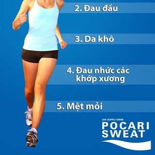 Nước khoáng pocari sweat bù nước và