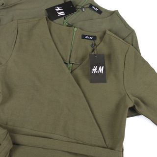 Đầm thắt eo xanh rêu