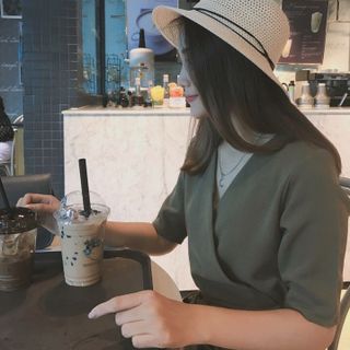 Đầm thắt eo xanh rêu