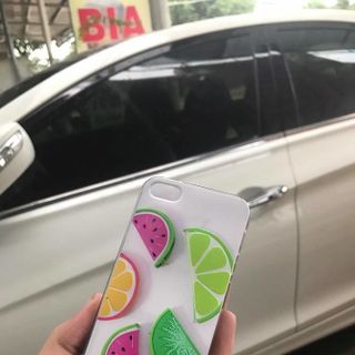 Ốp dẻo hoa quả 3d dành cho iphone
