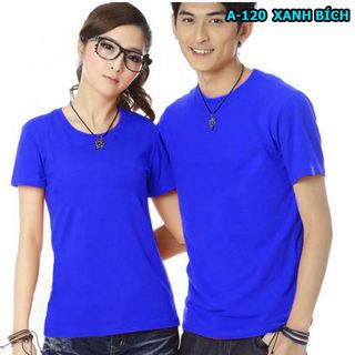 Áo thun trơn cặp nam nữ đủ màu