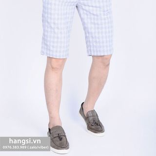 Quần short kaki nam ca rô thời trang giá sỉ