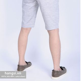 Quần short kaki nam hoạ tiết thời trang