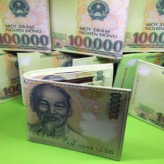 Bóp hình in tiền mẫu mới giá 65k