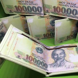 Bóp hình in tiền mẫu mới giá 65k