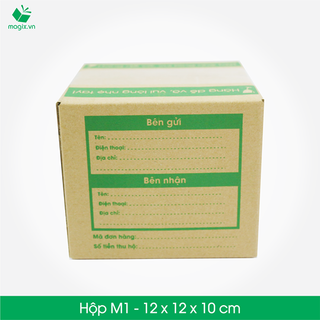 M0 - size 16x10x5 cm- hộp carton đóng gói gửi hàng thu hộ cod