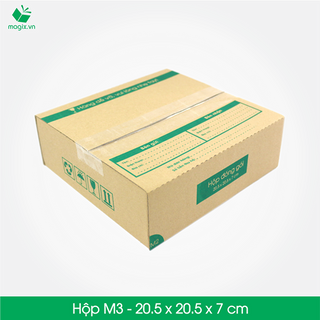 M3 - size 205x205x7 cm- hộp carton đóng gói gửi hàng thu hộ cod giá sỉ