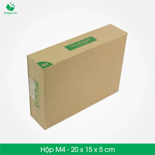 M4 - size 20x15x5 cm- hộp carton đóng gói gửi hàng thu hộ cod giá sỉ