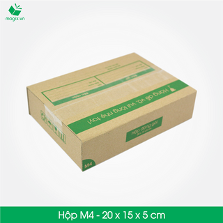 M4 - size 20x15x5 cm- hộp carton đóng gói gửi hàng thu hộ cod