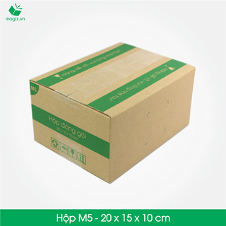 M5 - size 20x15x10 cm- hộp carton đóng gói gửi hàng thu hộ cod