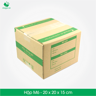 M6 -size 20x20x15 cm- hộp carton đóng gói gửi hàng thu hộ cod