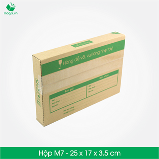 M7 - size 25x17x35 cm- hộp carton đóng gói gửi hàng thu hộ cod giá sỉ