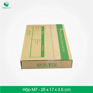 M7 - size 25x17x35 cm- hộp carton đóng gói gửi hàng thu hộ cod