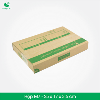 M7 - size 25x17x35 cm- hộp carton đóng gói gửi hàng thu hộ cod