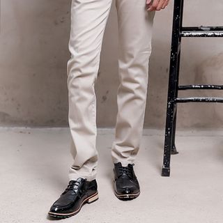 Quần kaki nam màu vàng bò