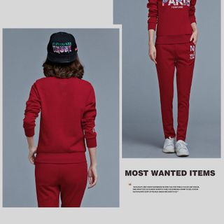 Set bộ thể thao paris đỏ