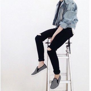 Hg-525 quần nữ skinny rách gối