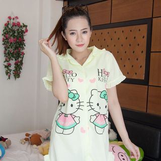 Đầm kitty nơ