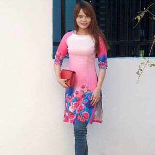 Áo dài cách tân act3952