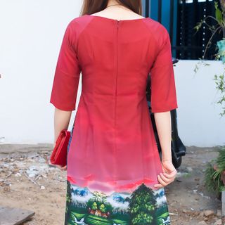 Áo dài cách tân act4074