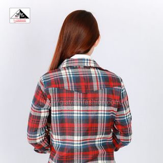 Áo sơ mi nữ form dài