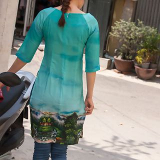 Áo dài cách tân act4127