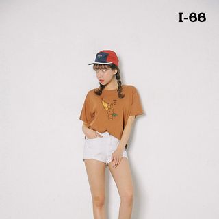 Áo thun form rộng tay lỡ in con thỏ cà rốt