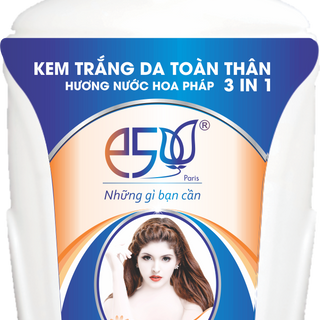 Kem trắng da toàn thân xanh
