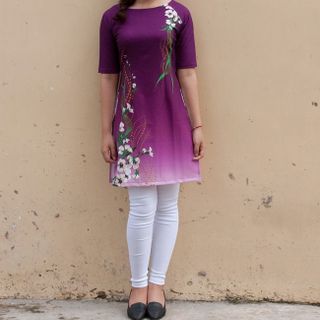 Áo dài cách tân act109