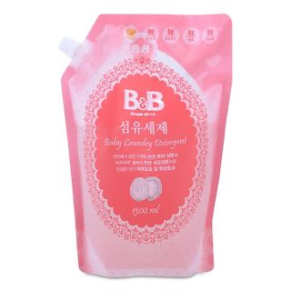 Gói nước giặt quần áo dành cho bé bb baby laundry detergent refill 1300ml giá sỉ