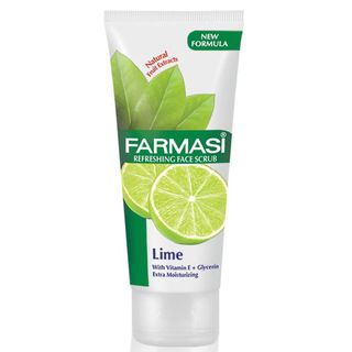 Gel tẩy tế bào chết cho da mặt chiết trái cây farmasi facial scrub lime giá sỉ