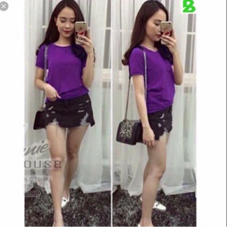 Thun trơn nam nữ hàng đẹp