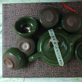 Bộ chén tra 3d