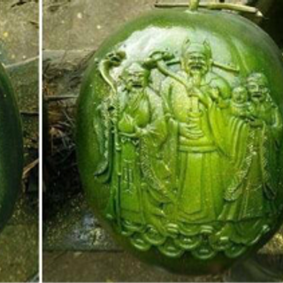 Dưa hấu tết - đẹp lạ độc