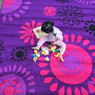 Thảm cừu tím kích thước 16m x 21m